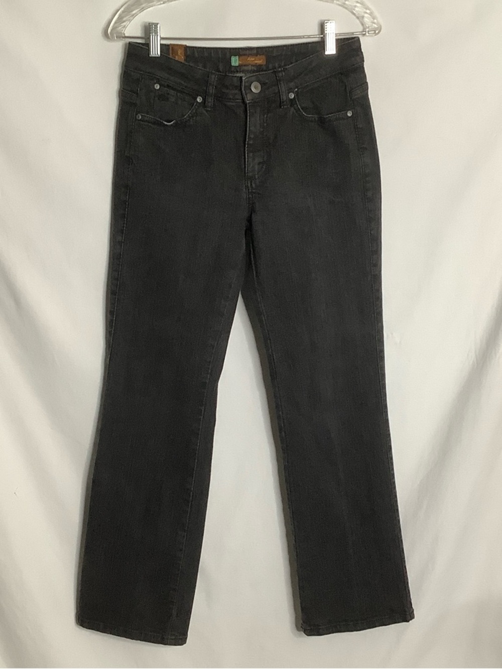 Classic Black Women's Straight-Leg Jeans